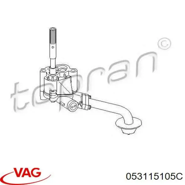 Купить 053115105C VAG Насос маслозакачивающий
