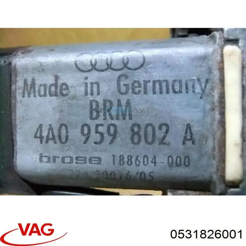  VAG 0531826001 цена, от 21.19 USD