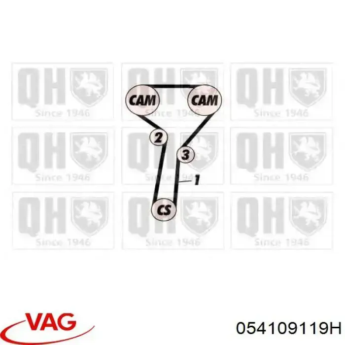 ГРМ ремни VAG 054109119H