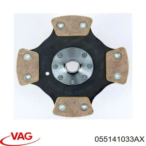 Купить 055141033AX VAG Диск сцепления