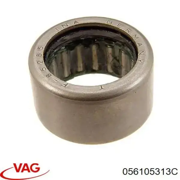 Опорный подшипник первичного вала КПП (центрирующий подшипник маховика) VAG 056105313C