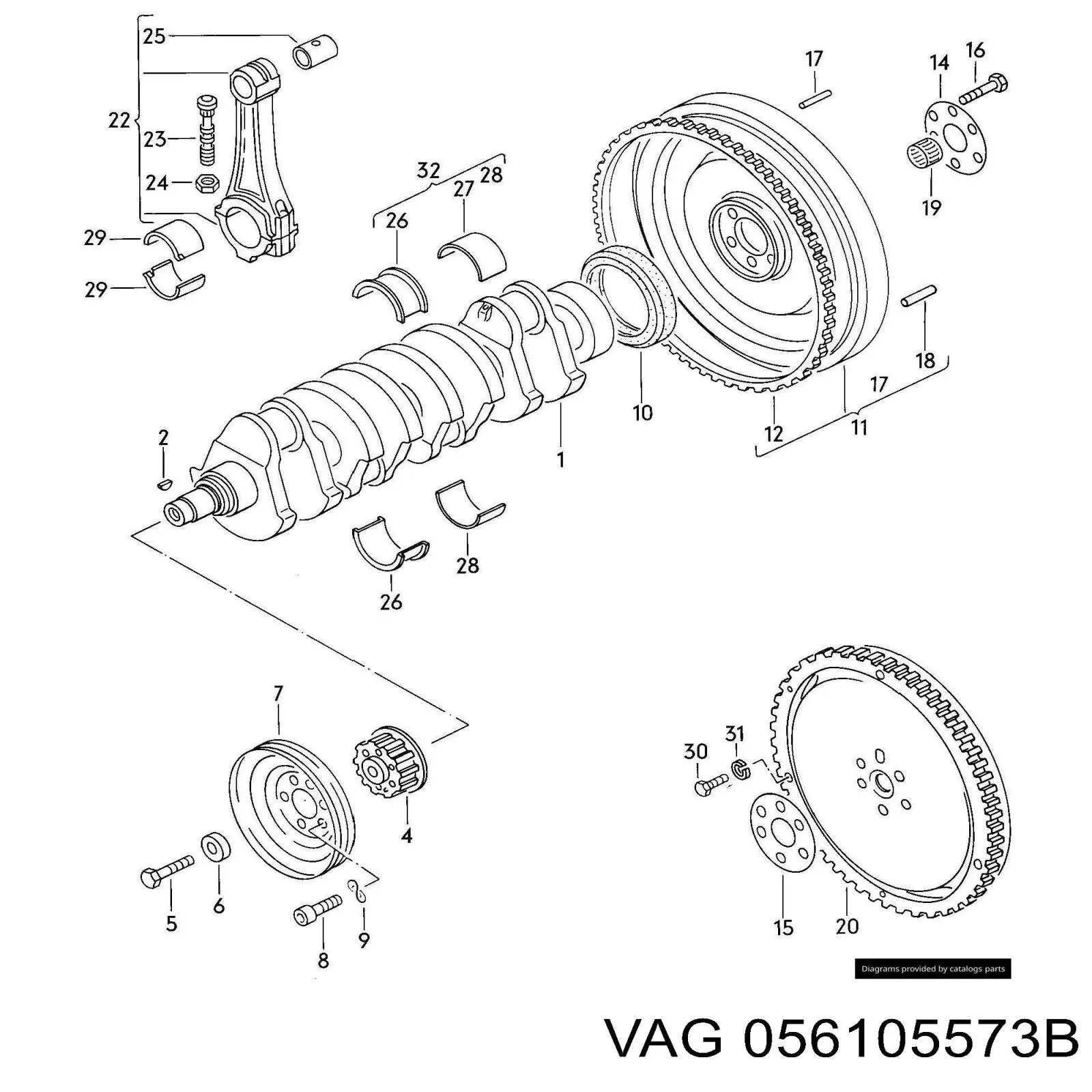 Купить 056105573B VAG 