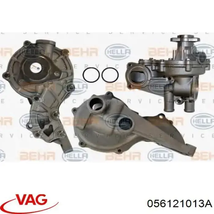 Купить 056121013A VAG Помпа водяная (насос) охлаждения, в сборе с корпусом