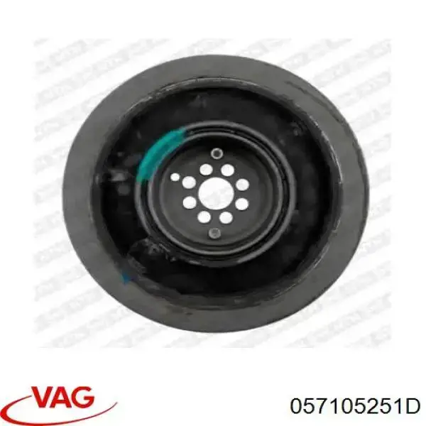Шкив коленвала (демпфер) VAG 057105251D цена, от 51.07 USD