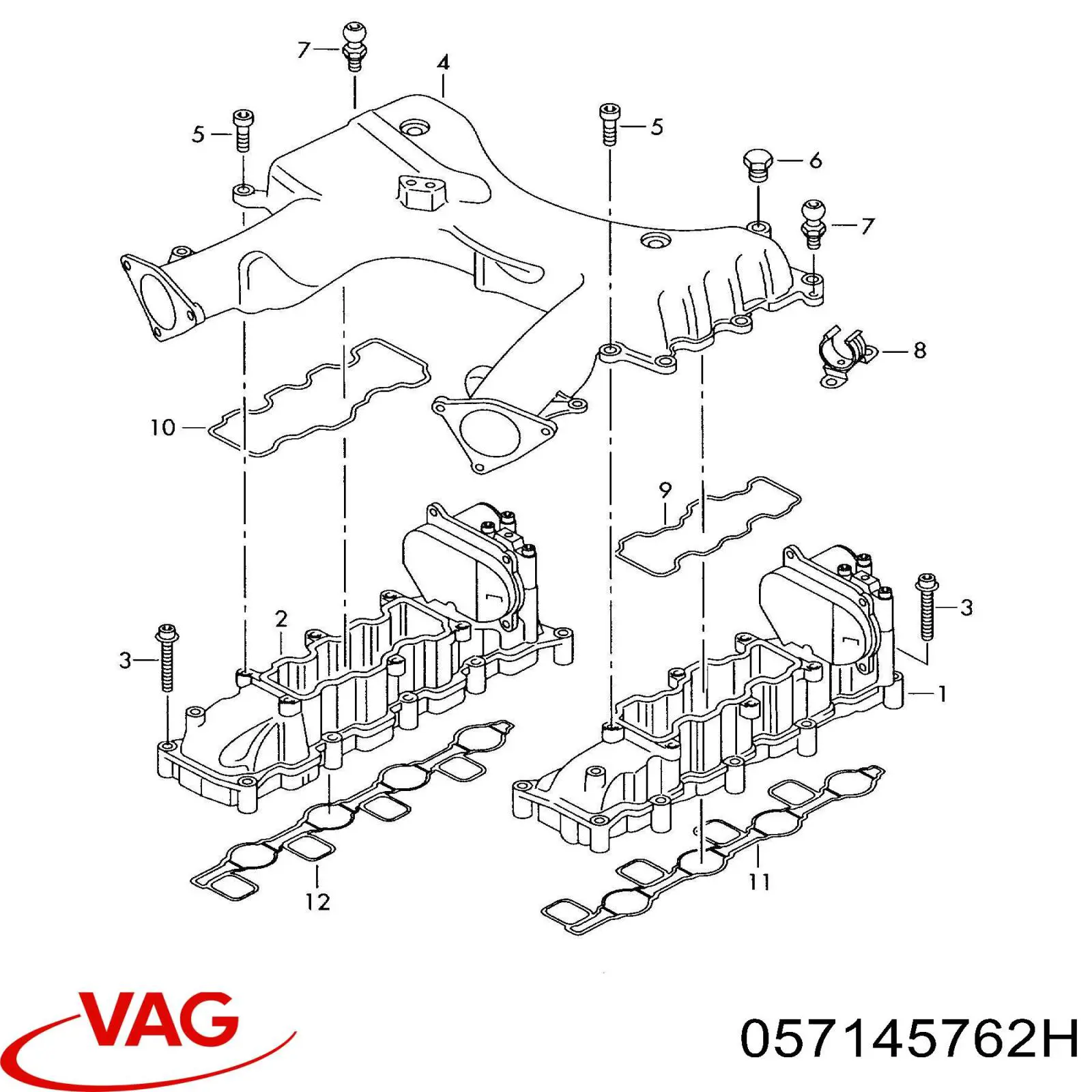  VAG 057145762H цена, от 169.30 USD