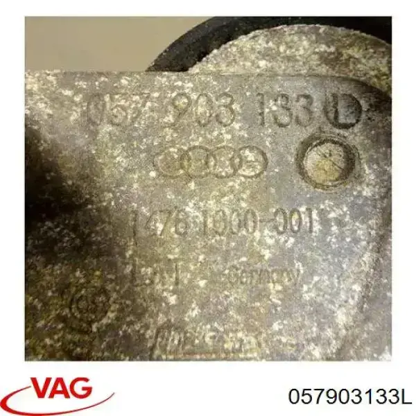 Роликовий модуль натяжителя ремня VAG 057903133L цена, от 233.81 USD