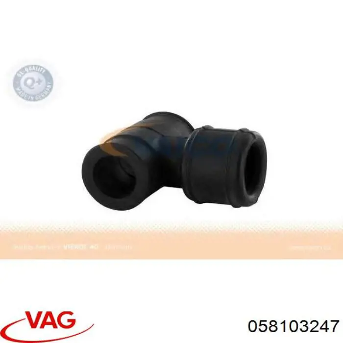 058103247 VAG патрубок вентиляции картера (маслоотделителя)