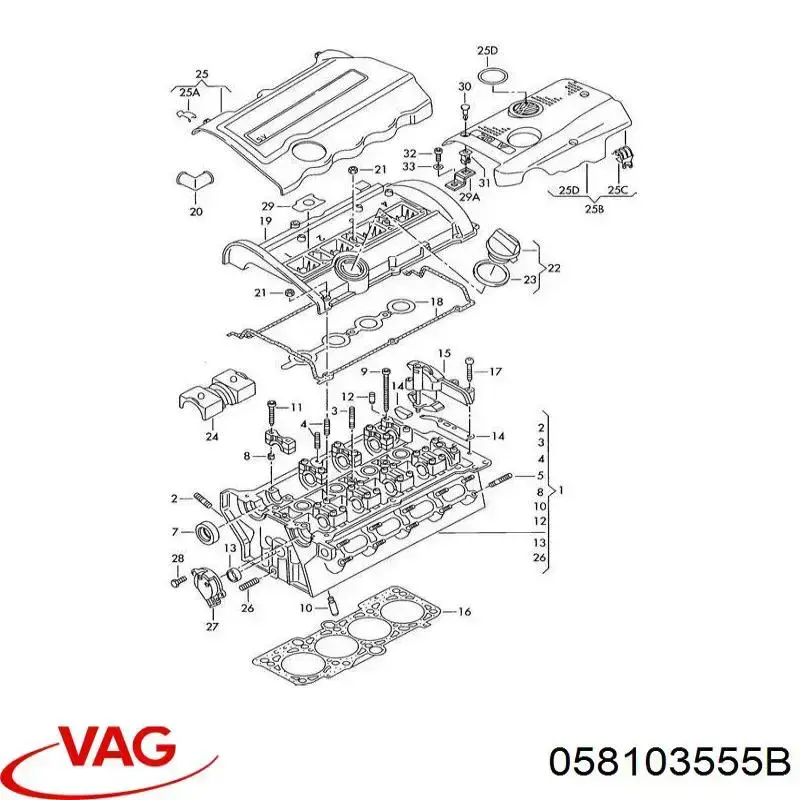  Маслоотделитель картерных газов Audi A3 
