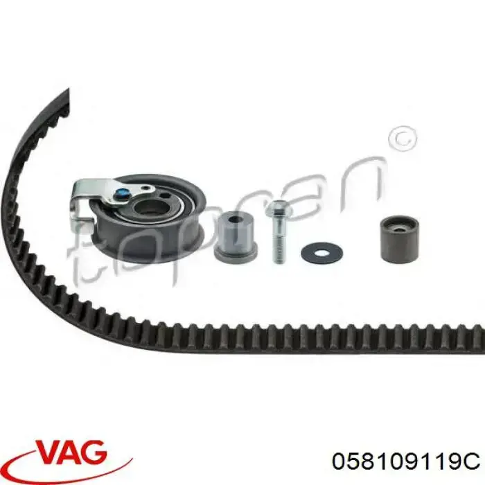 Зубчатый ремень VAG 058109119C цена, от 24.27 USD