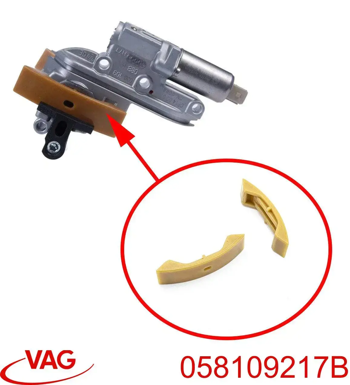 058109217B VAG reguladora de tensão da cadeia do mecanismo de distribuição de gás