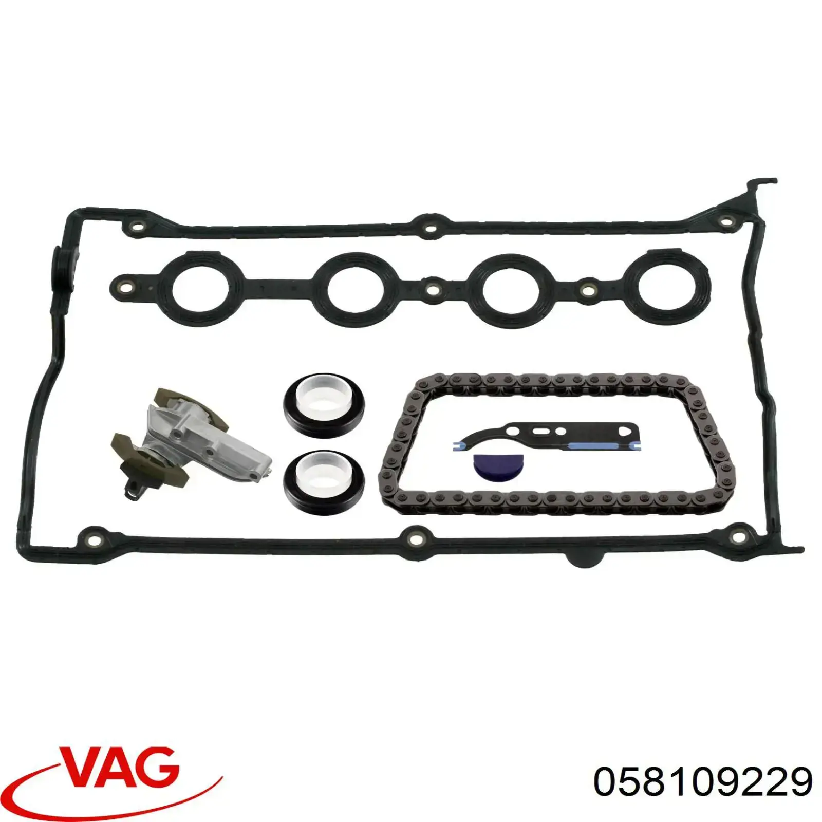 Цепь ГРМ 058109229 VAG