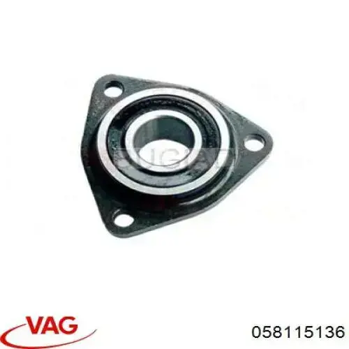 Кронштейн вискомуфты системы охлаждения опорный 058115136 VAG