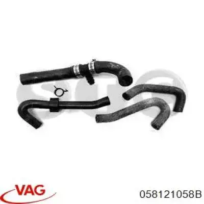 Патрубок системы охлаждения 058121058B VAG