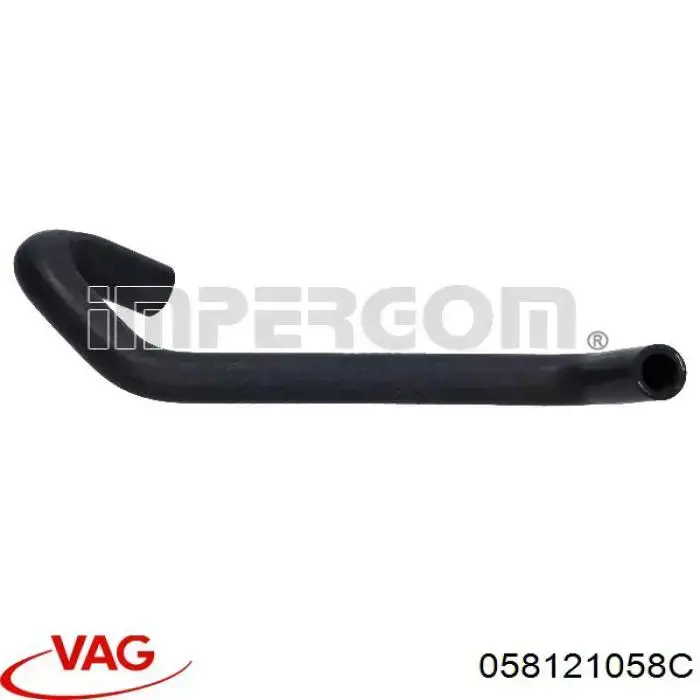 Шланг/патрубок системы охлаждения VAG 058121058C цена, от 4.73 USD