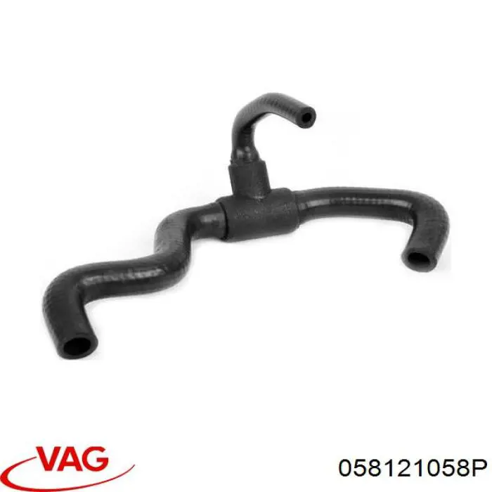 Купить 058121058P VAG Трубопроводы и шланги системы охлаждения