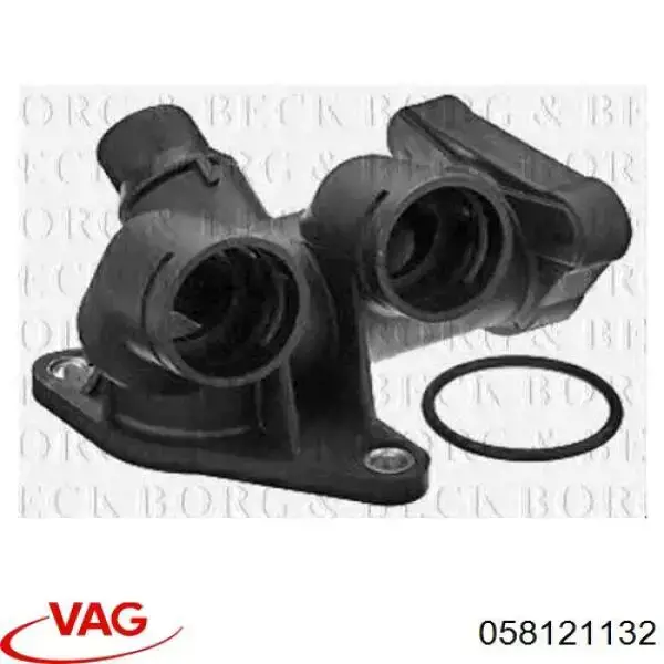 Фланец системы охлаждения 058121132 VAG