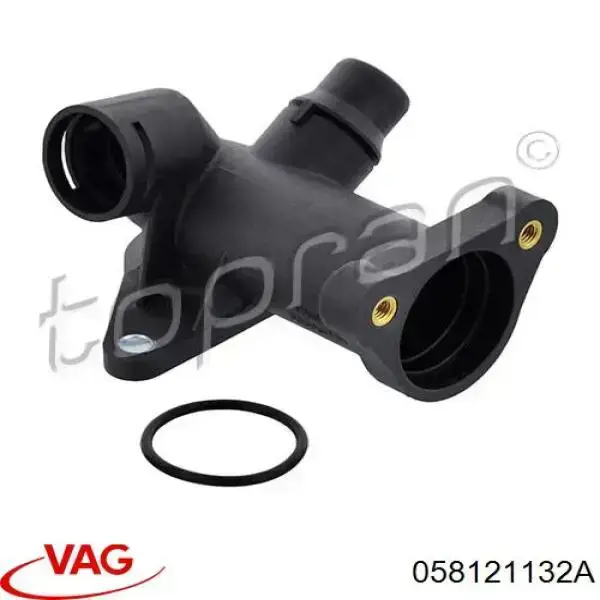 Фланец системы охлаждения 058121132A VAG