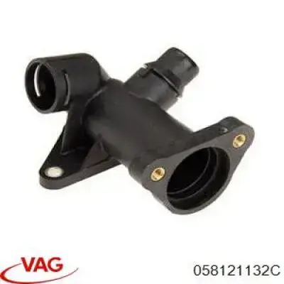 Фланец системы охлаждения 058121132C VAG