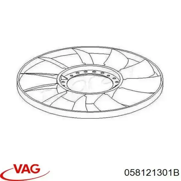 058121301B VAG/Audi