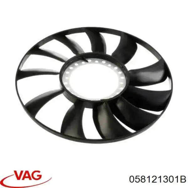 Купить 058121301B VAG Крыльчатка радиатора охлаждения