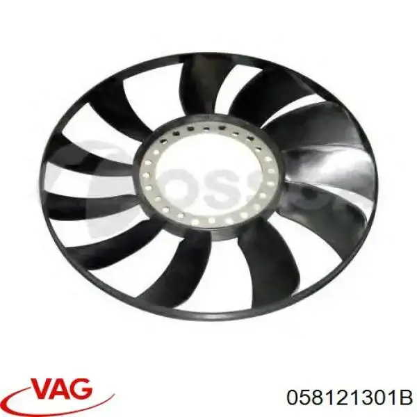 058121301B VAG Крыльчатка радиатора охлаждения