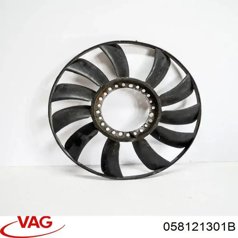 Вентилятор/крыльчатка радиатора охлаждения VAG 058121301B цена, от 7.05 USD