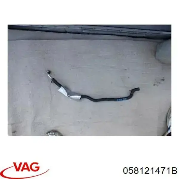 058121471B VAG шланг (патрубок жидкостного охлаждения турбины, обратка)