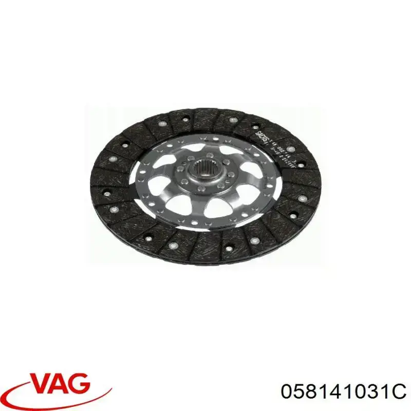 Купить 058141031C VAG Диск сцепления