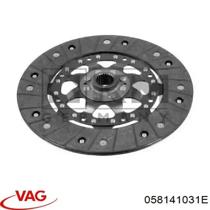 Купить 058141031E VAG Диск сцепления