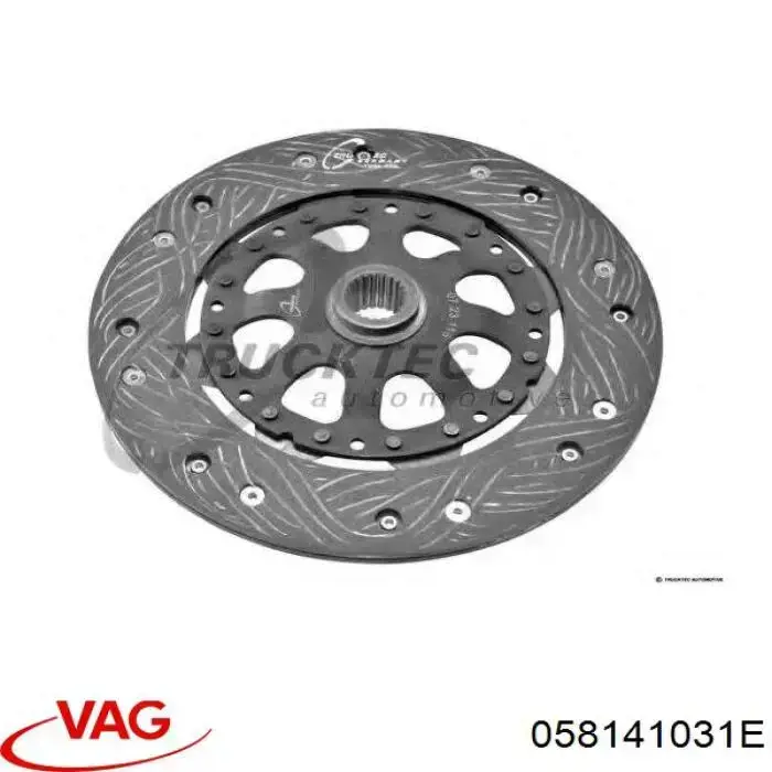 Диск сцепления VAG 058141031E цена, от 72.91 USD
