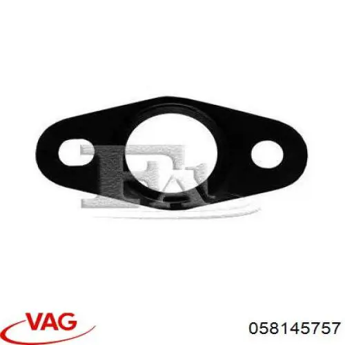 Прокладка шланга отвода масла от турбины VAG 058145757 цена, от 2.51 USD