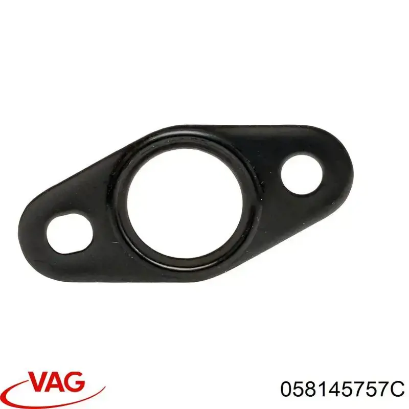 Прокладка шланга отвода масла от турбины 058145757C VAG