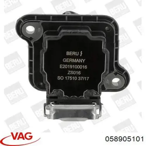 Катушка зажигания 058905101 VAG