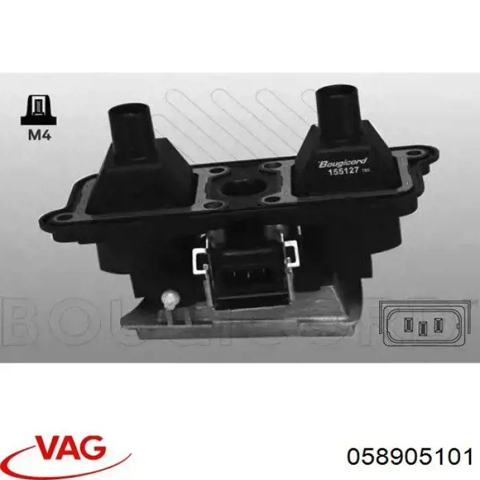 Купить 058905101 VAG Катушка зажигания