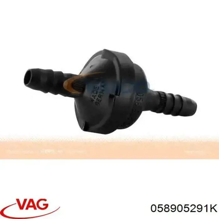Купить 058905291K VAG Клапан обратный пневматический