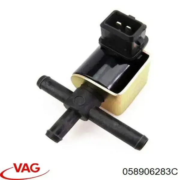 Купить 058906283C VAG Клапан преобразователь давления наддува (соленоид) 