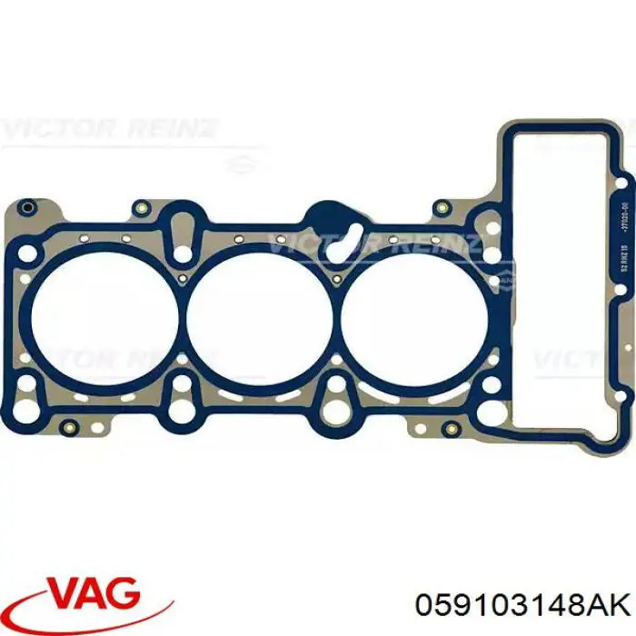 Прокладка головки блока цилиндров (ГБЦ), левая VAG 059103148AK цена, от 60.55 USD