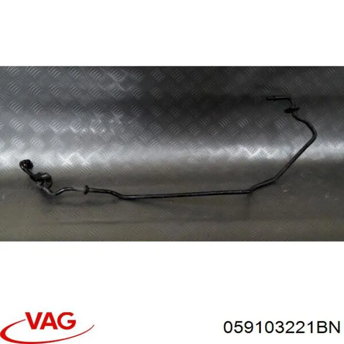 Патрубок вентиляции картерных газов 059103221BN VAG