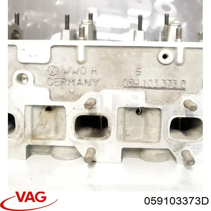Купить 059103373D VAG Головка блока цилиндров (ГБЦ) левая