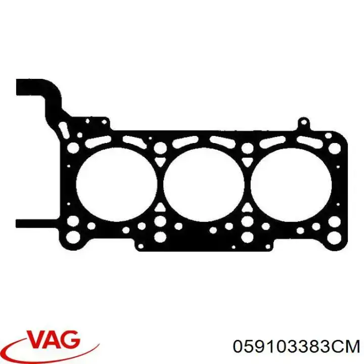 Прокладка головки блока цилиндров (ГБЦ) правая VAG 059103383CM