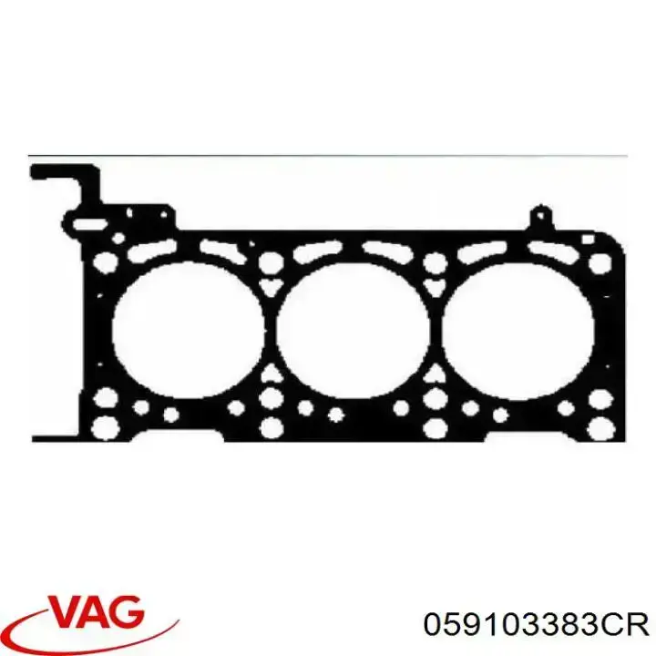 059103383CR VAG прокладка головки блока цилиндров (гбц левая)