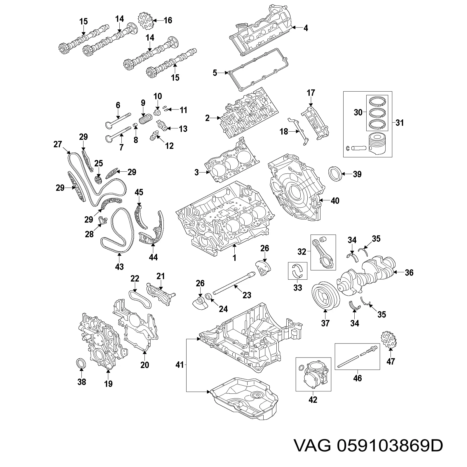  VAG 059103869D цена, от 19.52 USD