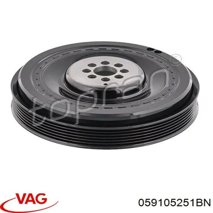 Шкив коленвала 059105251BN VAG