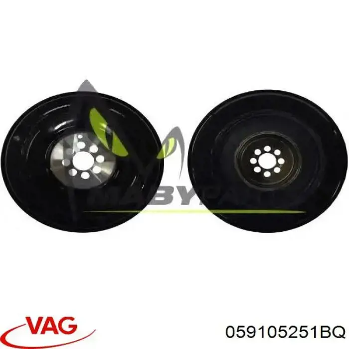 Купить 059105251BQ VAG Шкив-демпфер коленвала