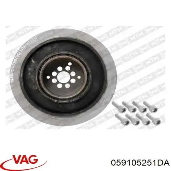 Купить 059105251DA VAG Шкив-демпфер коленвала