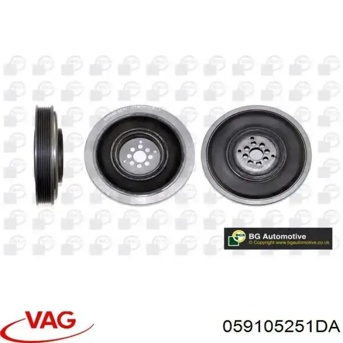 059105251EL VAG Polea de cigüeñal original y equivalente