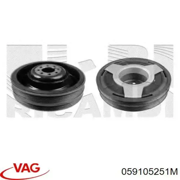 Купить 059105251M VAG Шкив-демпфер коленвала