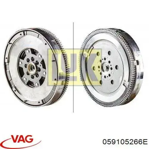 Маховик двигателя VAG 059105266E цена, от 487.67 USD