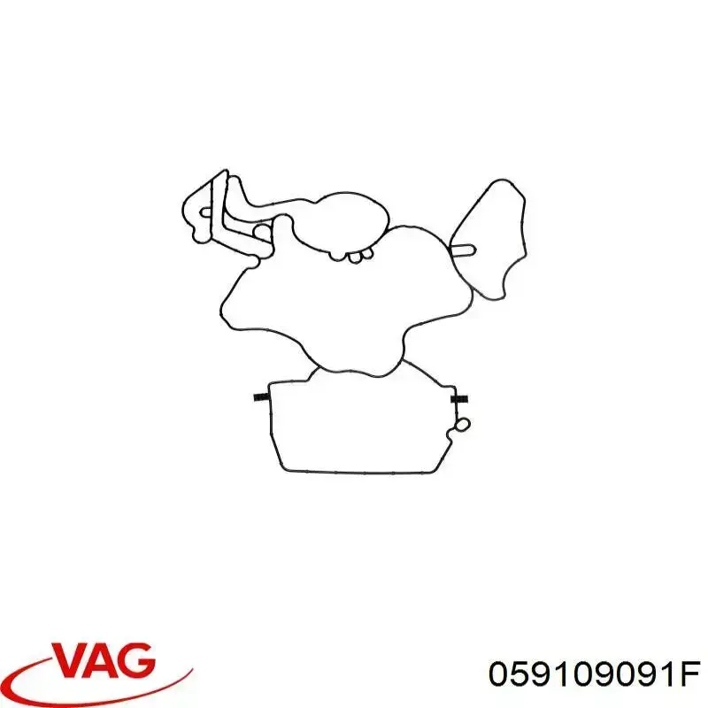 Прокладка задней крышки блока цилиндров VAG 059109091F цена, от 12.06 USD
