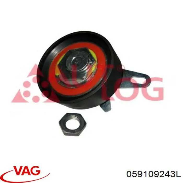 Ролик натяжителя ремня ТНВД VAG 059109243L цена, от 57.81 USD